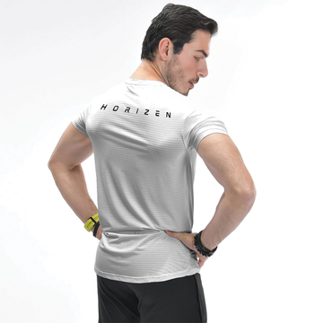 Imported light grey horizen tees