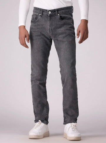 Stone Washed Slim Fit Jeans