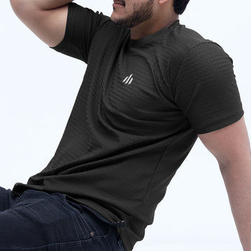 Black cotton Mash tees.