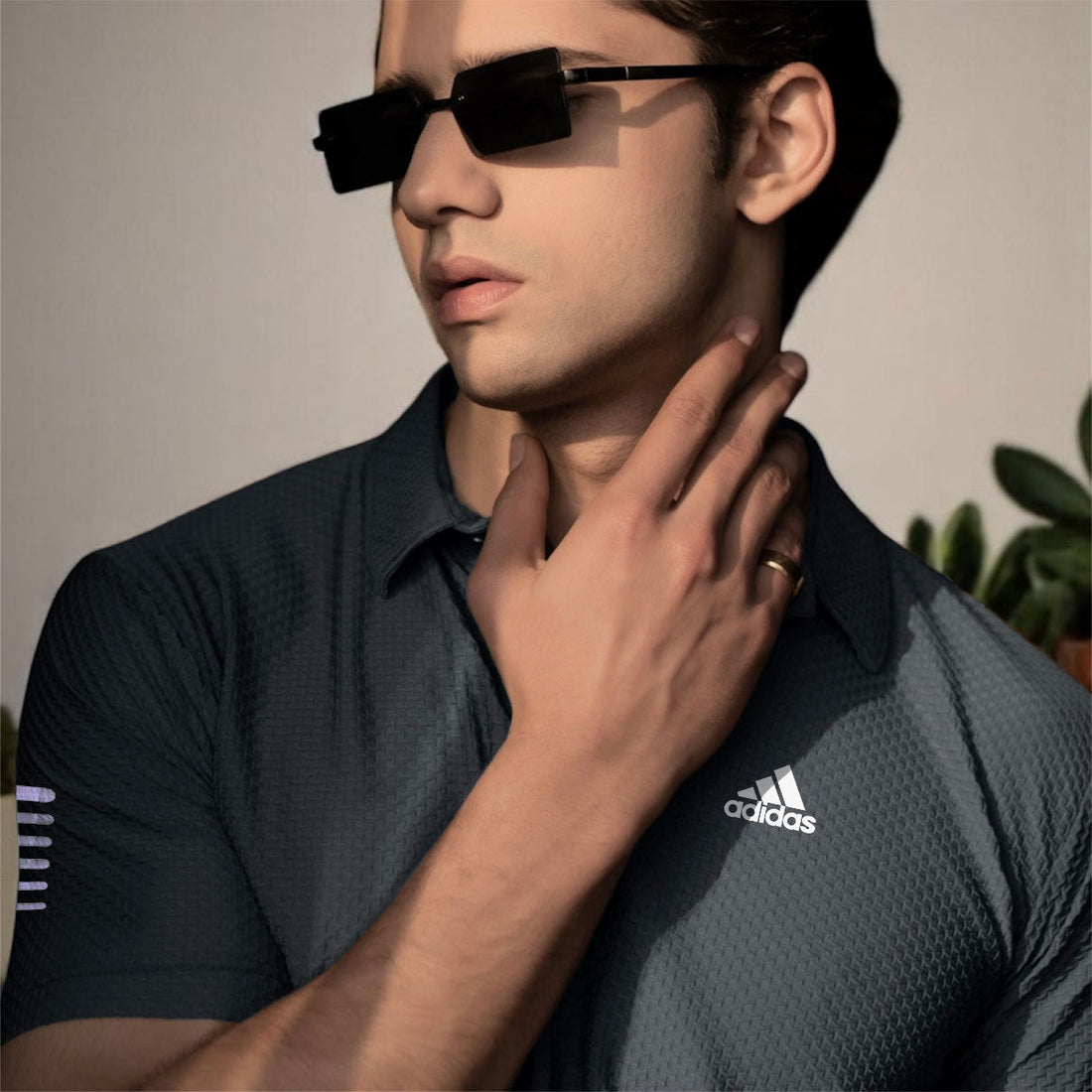 ELITE GREY POLO A-D-I-D-A-S