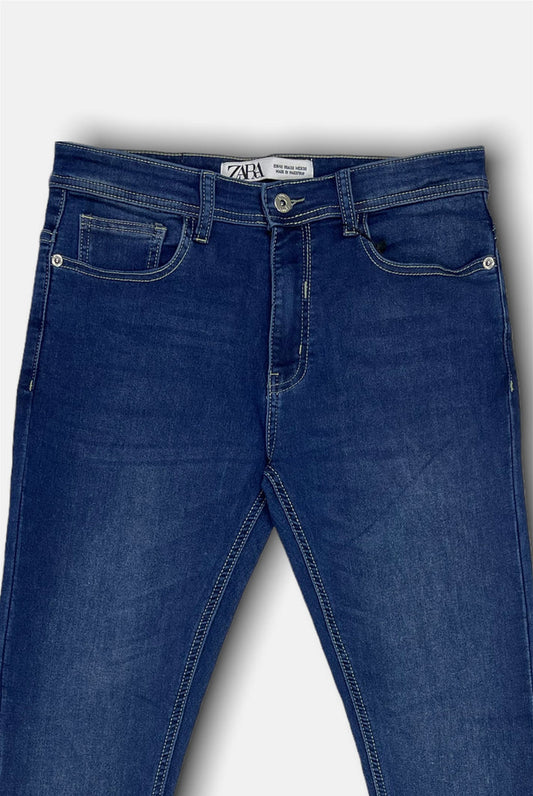 Slimfit (drk-blue) stretched denim jeans