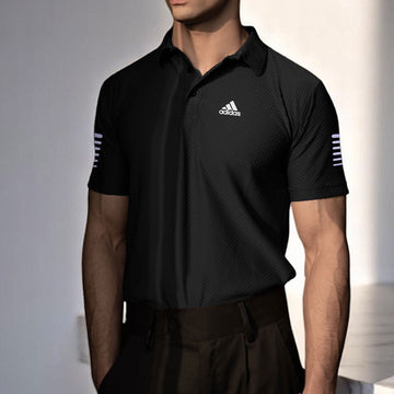 ELITE BLACK POLO A-D-I-D-A-S