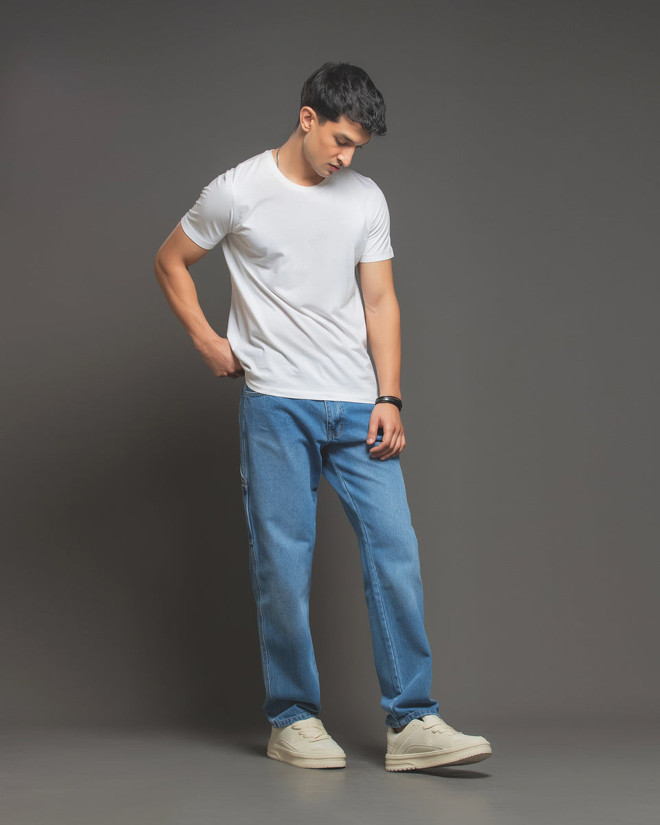 Authentic D-E-I-N-M Stretched (mid blu)