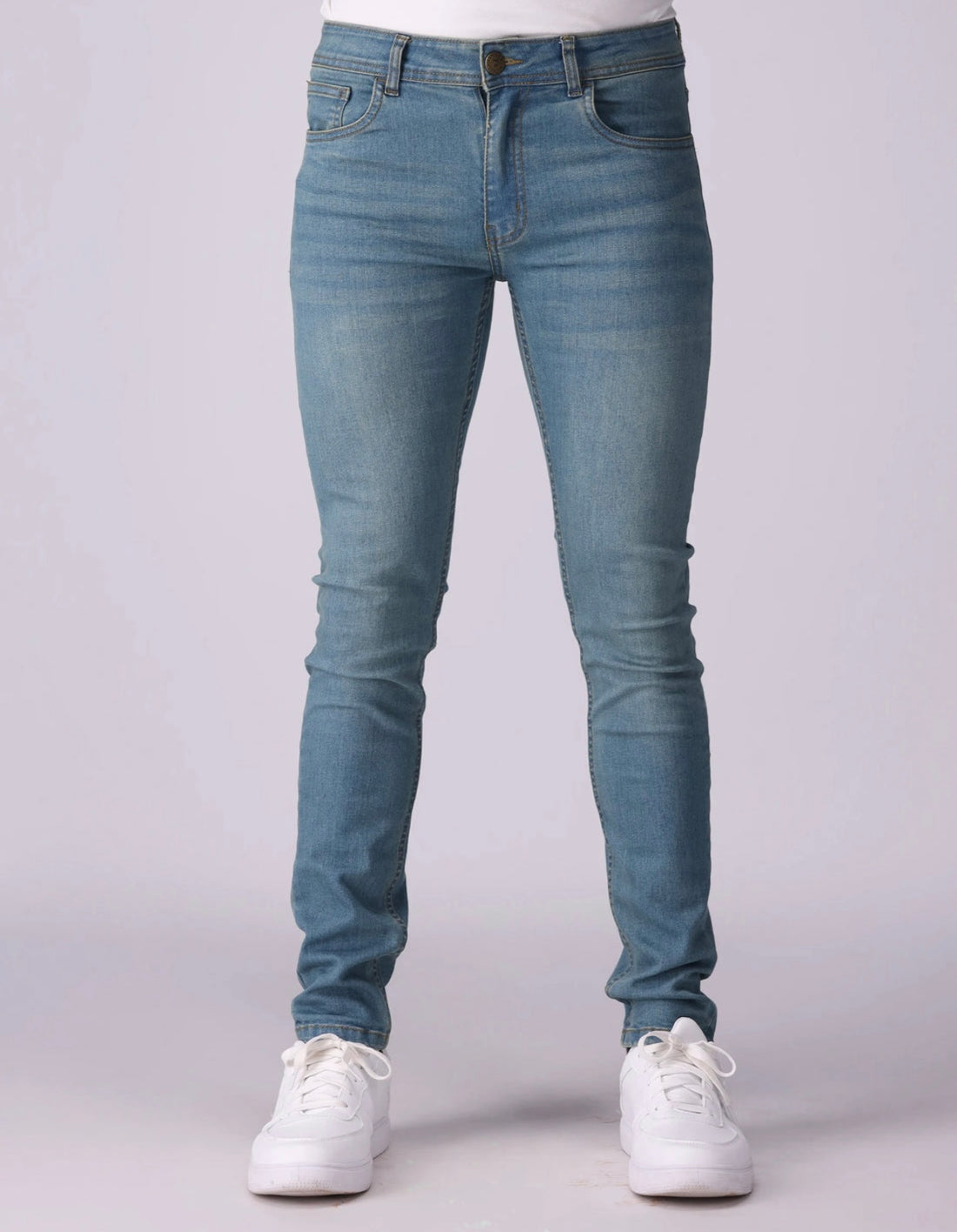 Skinny Fit Jeans With Top Stitches