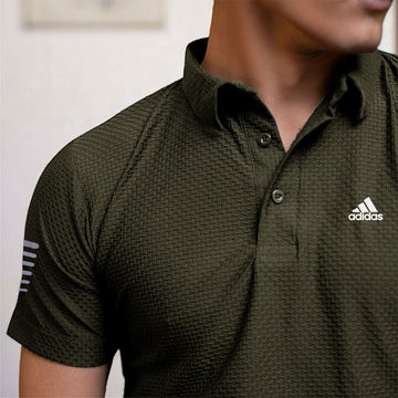 ELITE OLIVE POLO A-D-I-D-A-S