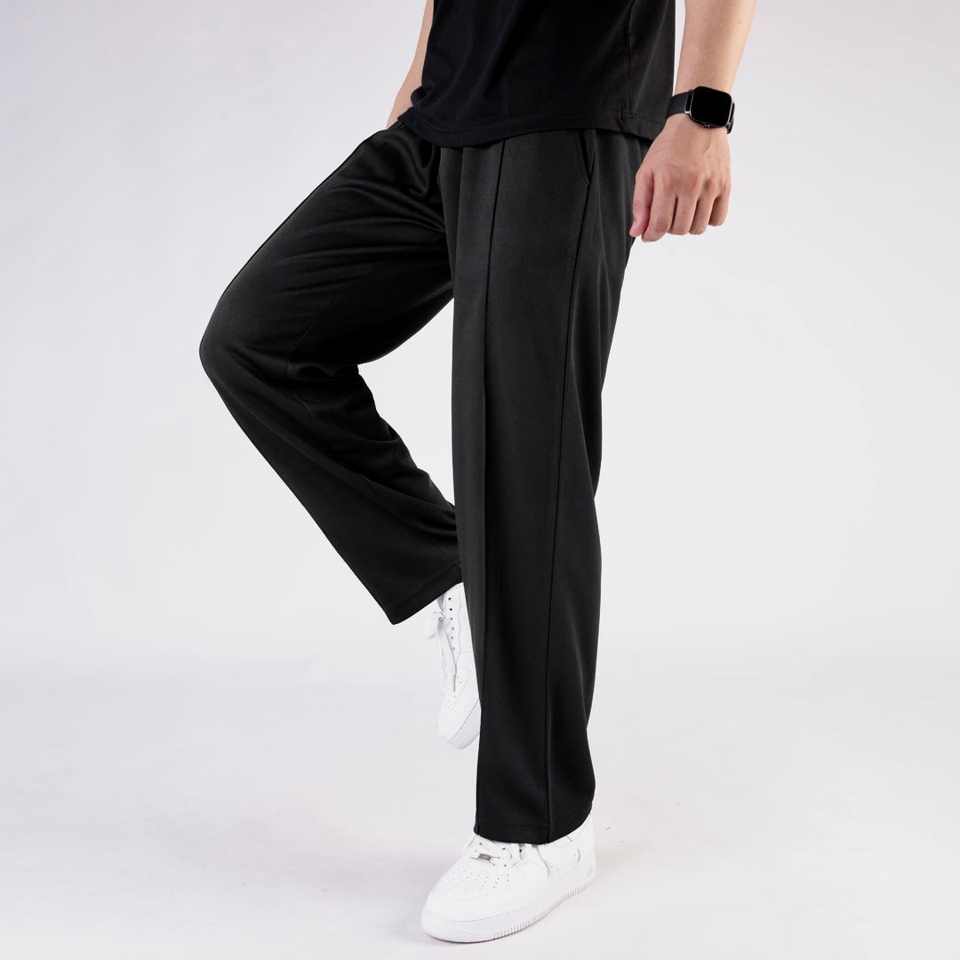 Imported waffle blk trouser