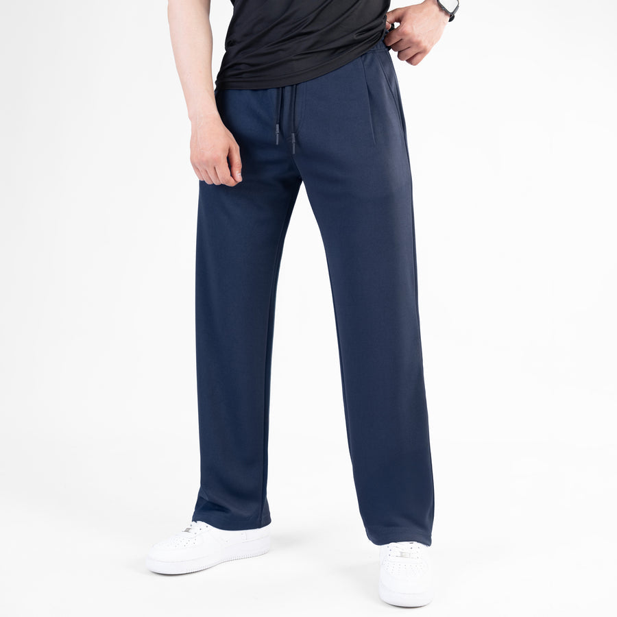 Imported waffle blue trouser