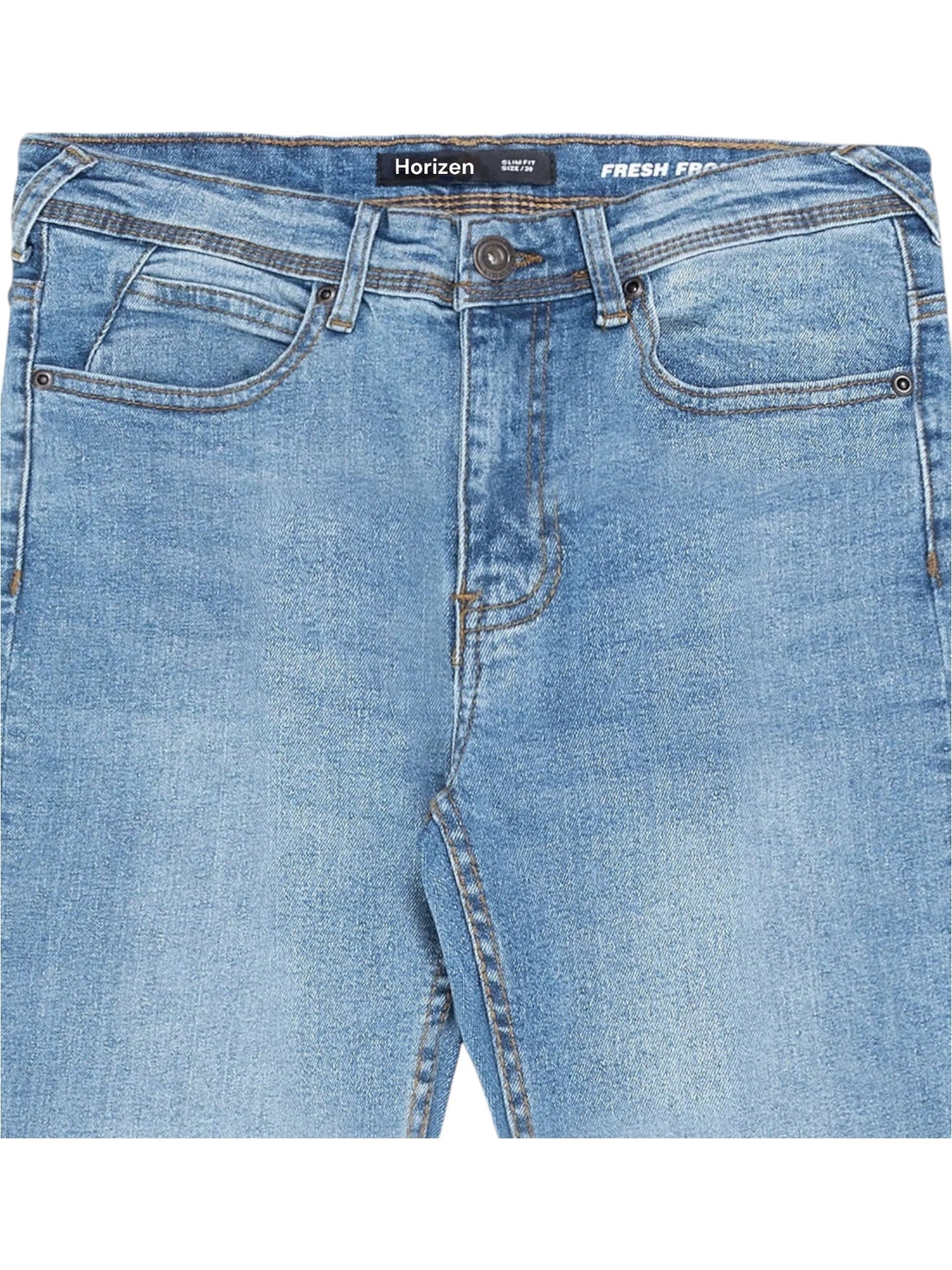 G-O-O-D   F-E-L-L-O-W 
 (light blue) straight fit.