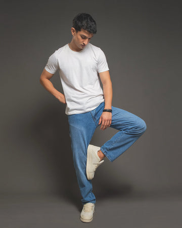 Authentic D-E-I-N-M Stretched (mid blu)