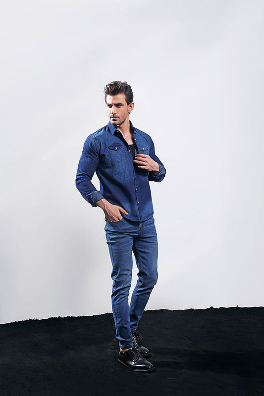 Slimfit stretched denim jeans