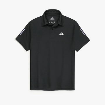 A-D-I-D-A-S BLACK POLOS IMPORTED