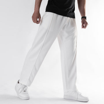 Imported waffle white trouser