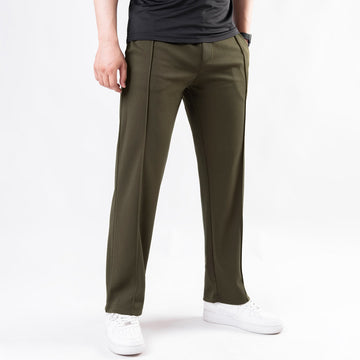 Imported waffle olive trouser