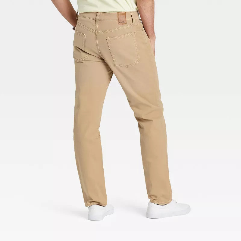 G-O-O-D   F-E-L-L-O-W (khaki) straight fit.